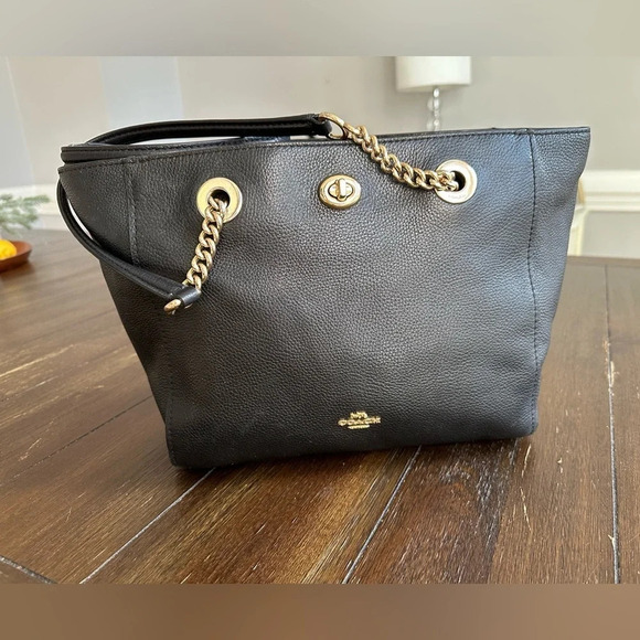 Coach turn lock tote bag - Picture 1 of 16